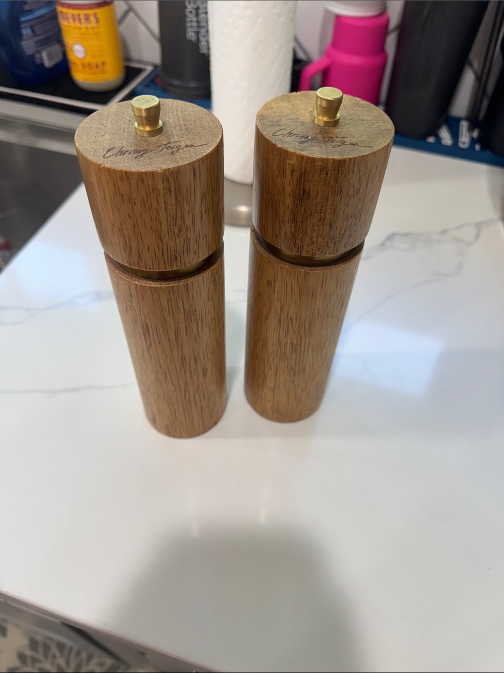 Chrissy Tiegen salt and pepper mills
